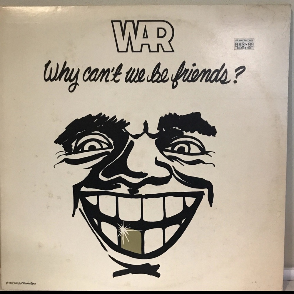 Vinyl Record - Black and White Album Cover